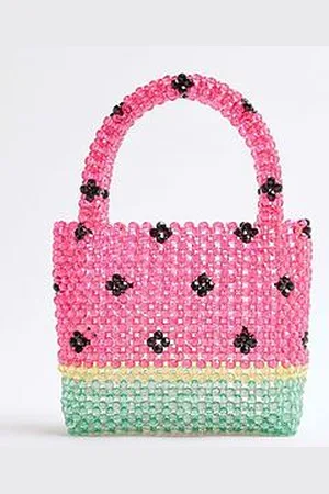 River Island Watermelon Beaded Grab