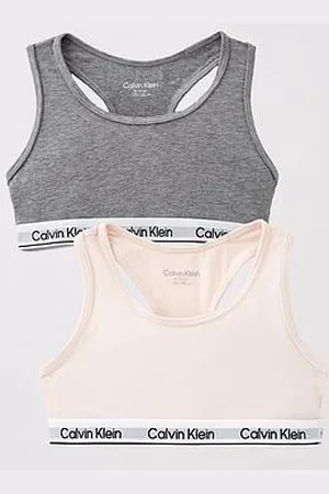 Calvin Klein Girls 2 Pack Modern Cotton Bralette