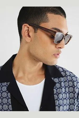 River Island Angled Wayfarer Sunglasses