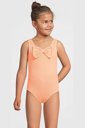 Very Girls Textured Bow Swimsuit