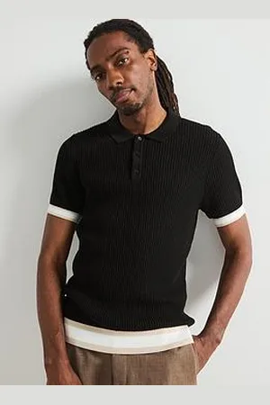Very Man Knitted Tipped Polo Shirt