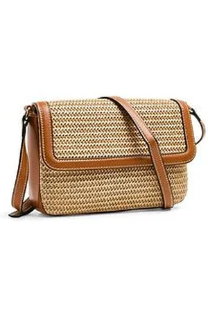 Pieces® Woven Cross Body Bag
