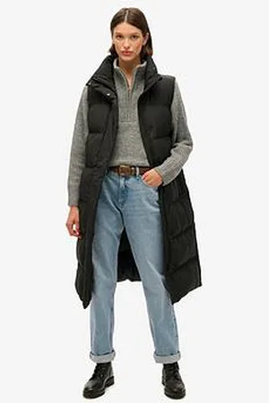 Superdry Longline Puffer Gilet