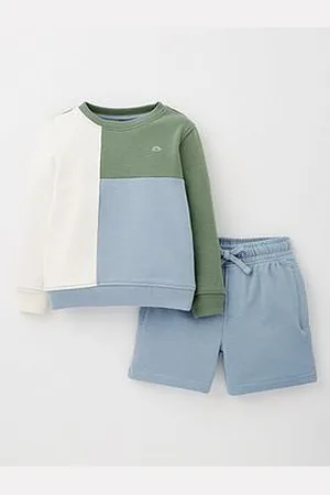 Very Boys Cut And Sew T-Shirt And Short Set