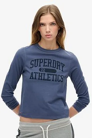 Superdry Athletic Essentials Ringer Slim Long Sleeved Top
