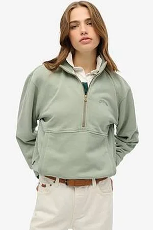 Superdry Essential Logo Oversized Half Zip Sweatshirt