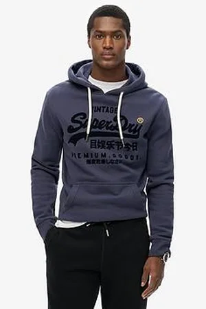 Superdry Tonal Logo Relaxed Pullover Hoodie