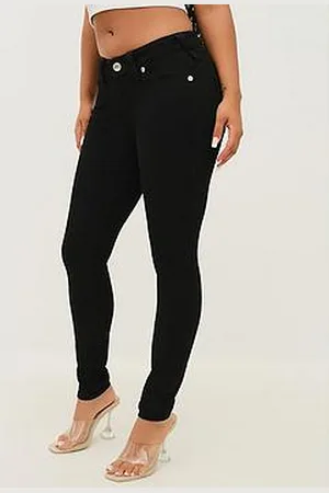 True Religion Jennie Midi Rise Curvy Skinny Jeans