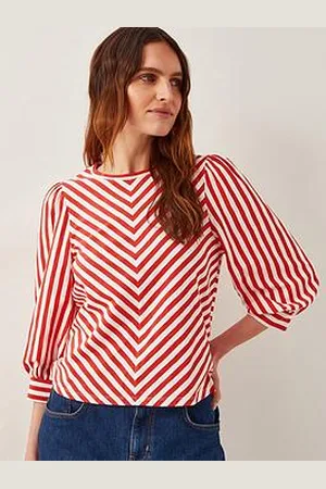 Monsoon Sally Stripe Jersey Top