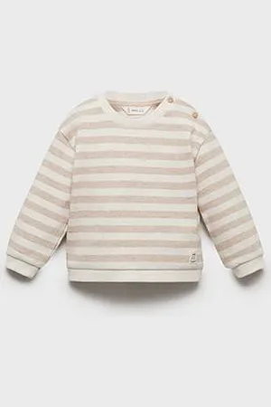 MANGO Baby Boys Striped Sweat Top