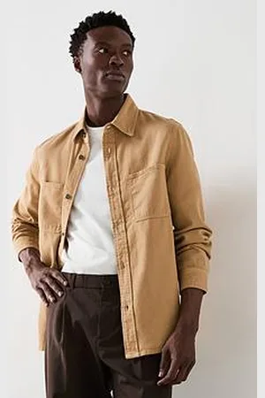 MANGO Jay Twill Casual Overshirt