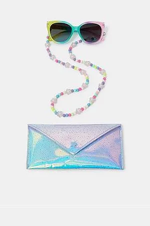 Accessorize Girls Ombre 3 Piece Sunglasses Bundle