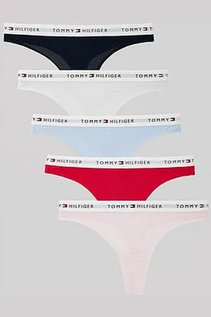Tommy Hilfiger 5 Pack Essentials Mesh Thong