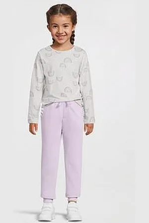 Everyday Basic Girls Frill Single Solid Jogger