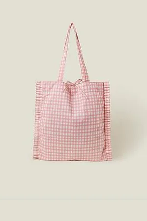 Accessorize Gingham Shopper