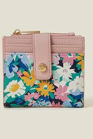 Accessorize Spring Floral Purse Cardholder - Pastel Multi