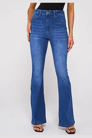 Very High Rise Slim Flare Jeans