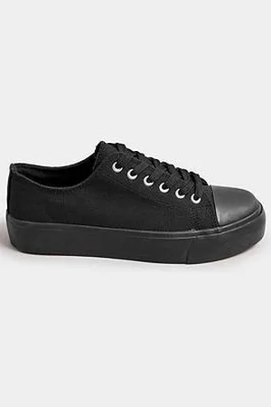 Yours Extra Wide Fit Canvas Trainers