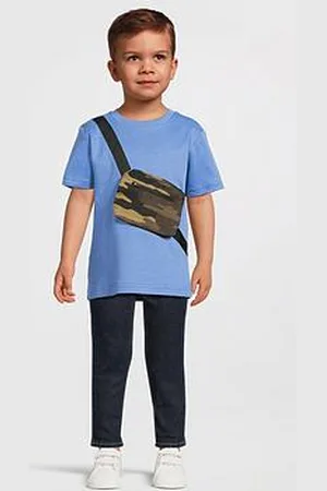 Very Boys Camo Bum Bag Short Sleeve T-Shirt