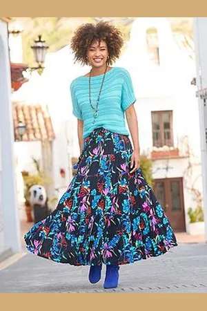 Joe Browns Summer Solstice Sequin Crinkle Maxi Skirt