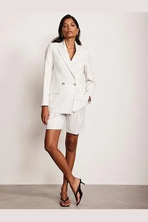 mint&berry Ivory Pinstripe Blazer