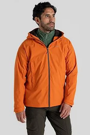 Craghoppers Mens Ponsa Waterproof Jacket -Papaya