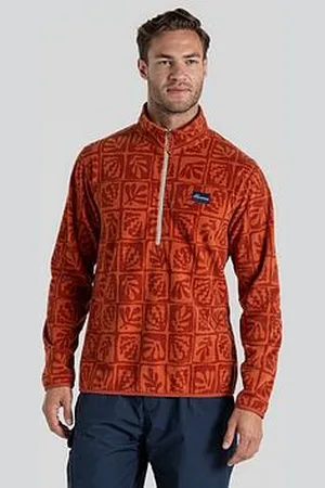 Craghoppers Mens Galdie Half Zip Fleece - Beach Print