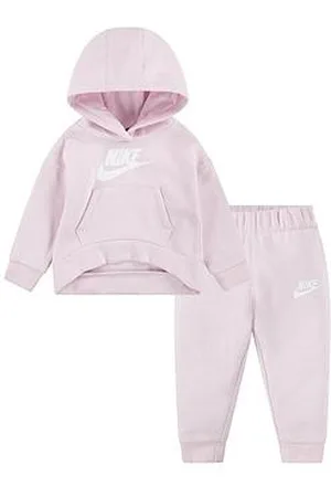 Nike Infant Girls Club Fleece Jogger And Hoodie Set