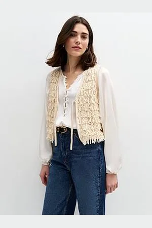New Look Looped Thread Waistcoat