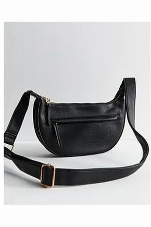 New Look Grained Faux Leather Crossbody Bag