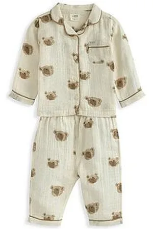 Mamas & Papas Baby Boys Bear Woven Pyjamas