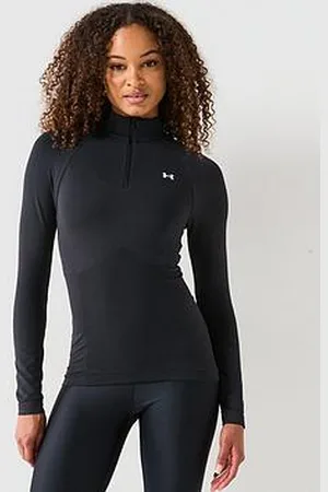 Under Armour Womens Training Vanish Seamless 1/4 Zip Top - Black
