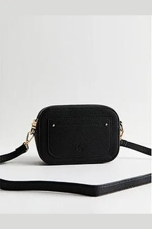 New Look Mini Grained Faux Leather Crossbody Bag