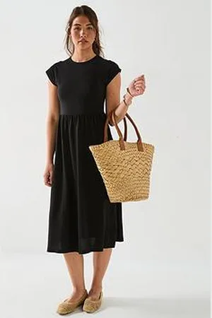 Everyday Basic Jersey Midi Dress