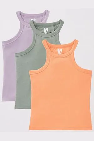 Very Girls 3 Pack Racer Vests