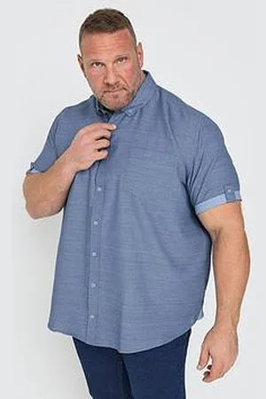 BAD RHINO Slub Short Sleeve Casual Shirt