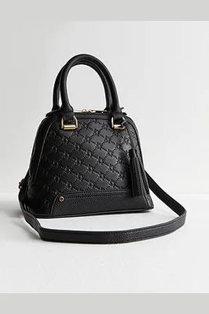 New Look Debossed Faux Leather Bag