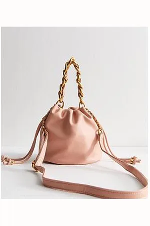 New Look Chain Trim Faux Leather Mini Crossbody Bag