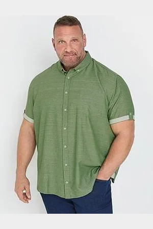 BAD RHINO Slub Short Sleeve Casual Shirt