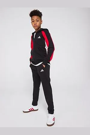 adidas Junior Boys Seasonal Essentials Colorblock Track Suit