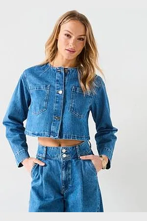 Very Denim Round Neck Co-Ord Top