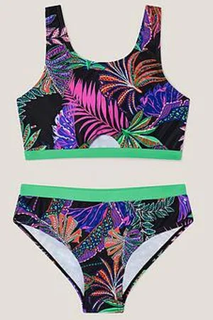 Monsoon Girls Storm Tropical Bikini Set