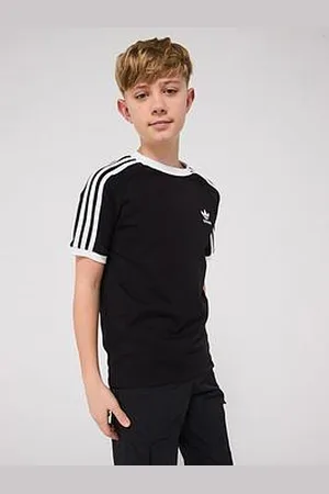 adidas Junior Boys Adicolor 3-Stripes T-Shirt
