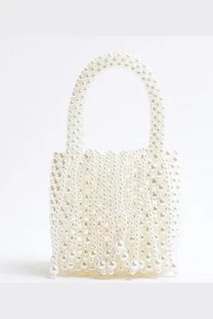 River Island Waterfall Pearl Bag
