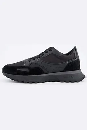 HUGO BOSS Jonah Mesh/Suede Mono Print Runner