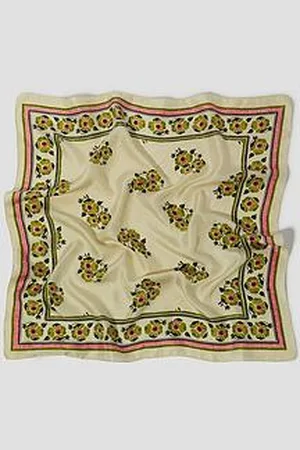 Monsoon Louisa Floral Silk Square Scarf