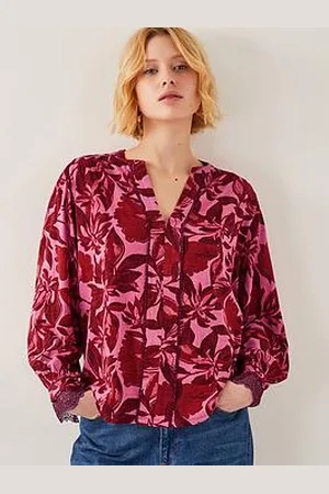 Monsoon Aimee Print Jersey Top
