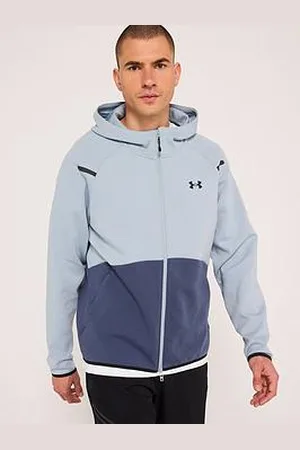 Under Armour Mens Training Unstoppable Fleece Full Zip Hoodie - Blue