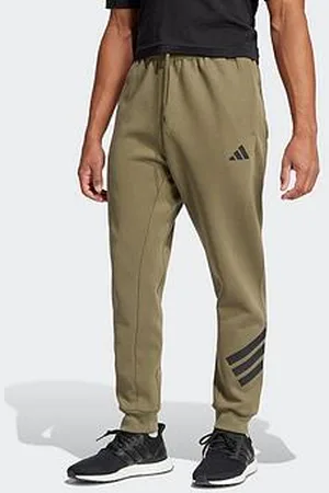 adidas Mens Future Icons 3-Stripe Tracksuit Bottoms - Green