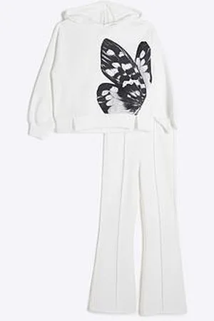 River Island Girls Butterfly Hoodie Set